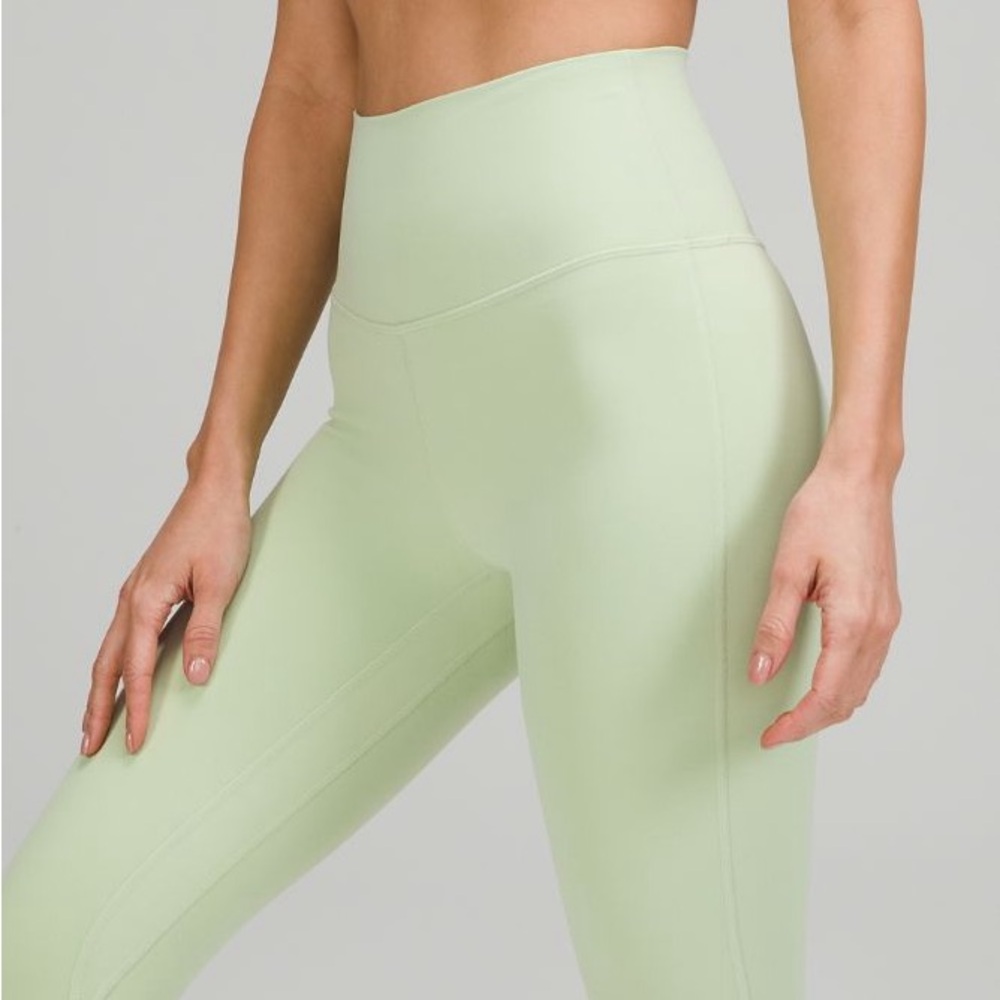 LululemonHigh-Waisted Mint Green Leggings